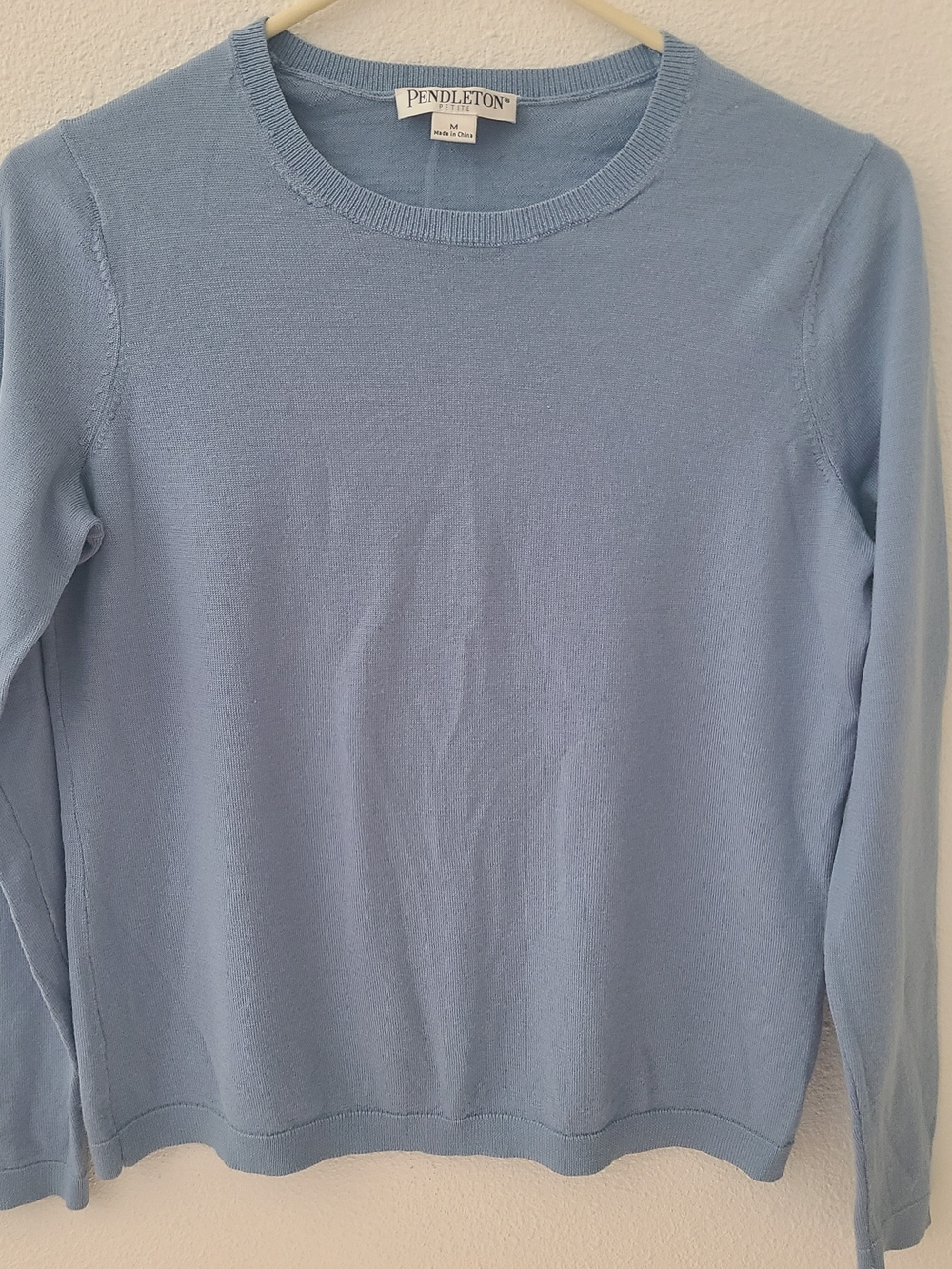 Pendleton Sky Blue Crewneck Sweater